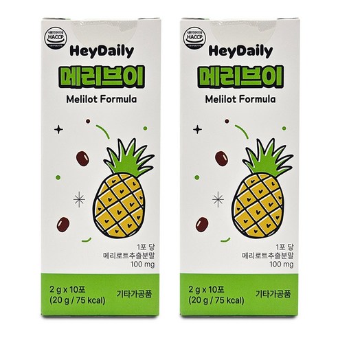 헤이데일리 MEL-V 메리브이 붓기제거 브이라인 데일리케어 10포
