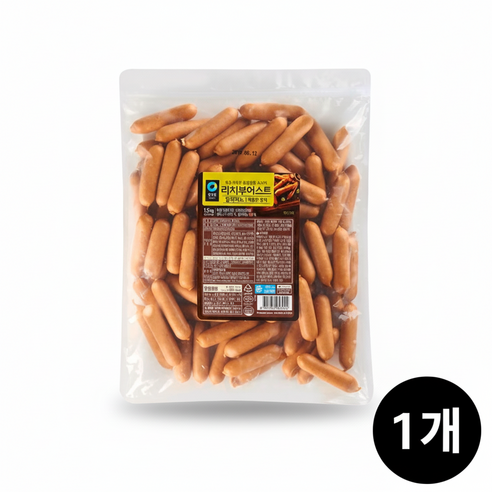 청정원 리치부어스트 할라피뇨 (냉동) 1.5kg