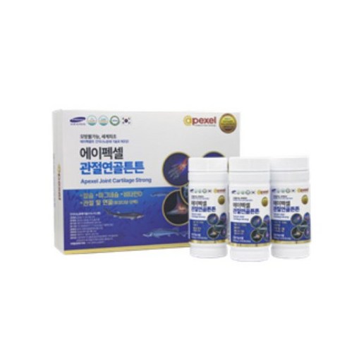 에이펙셀 관절연골튼튼 30일분 300mg X 120캅셀 X 3병