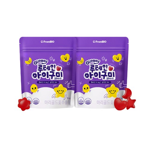 프롬바이오 루테인 아이구미 블루베리맛 구미 젤리, 2개, 14회분