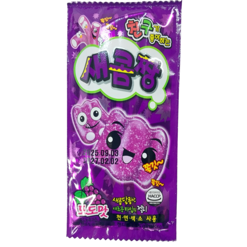 새콤짱 포도맛 로켓그로스, 35g, 10개