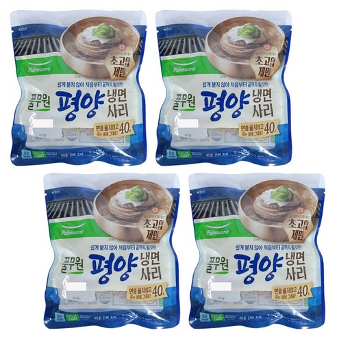 풀무원식품 평양냉면사리 3개 130g, 4개, 130g