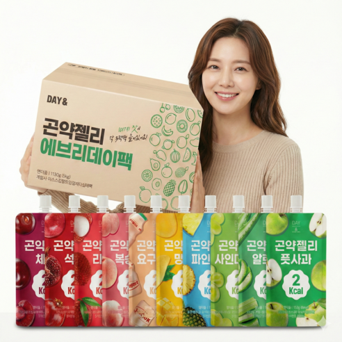 데이앤 에브리데이팩 곤약젤리 150g 10종 x 3개입, 30개, 150g
