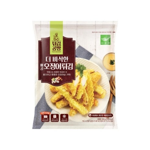사옹원 튀김공방 더 바삭한 매콤오징어튀김 350g