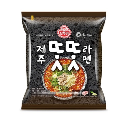 오뚜기 제주 똣똣라면 135g