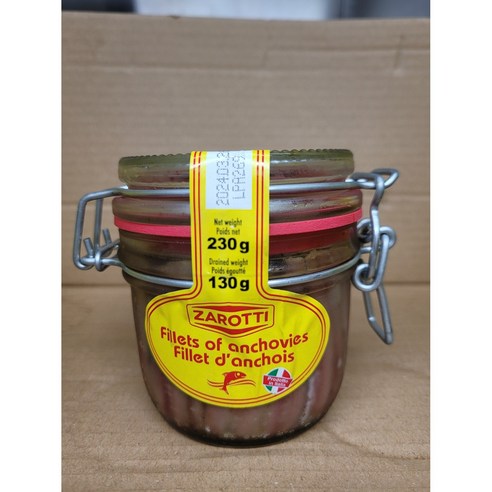 코스트코/ZAROTTI 필렛 오브 앤초비 230g/이탈리아 /엔초비