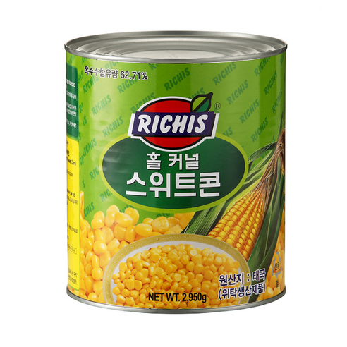 리치스 홀 커넬 스위트 콘 통조림