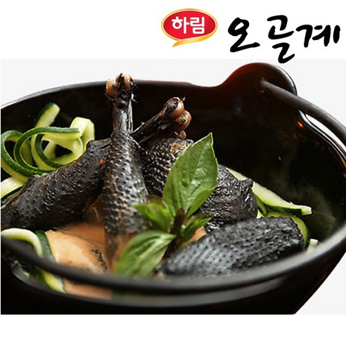 하림-참숯먹은 오골계750g+하림-황기백숙 부재료37g