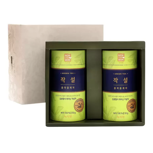 녹차원 작설 중작증제차 50g x 2