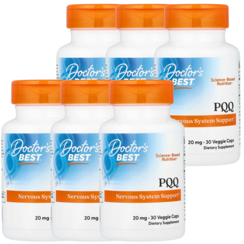 [6세트] 닥터스베스트 피큐큐 20mg 30베지캡슐 바이오 PQQ 피로로퀴놀린퀴논 Bio