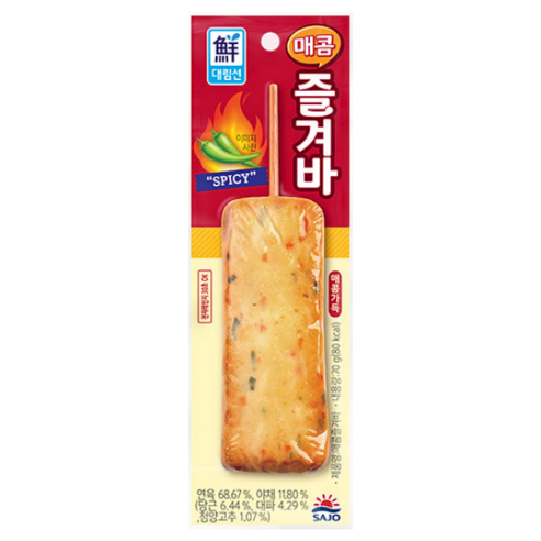 [대림냉장] 매콤즐겨바70g x30개 /핫바
