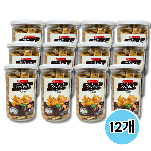 태국 VFOODS 브이푸드 초코필링 가득 초코베어 비스킷 과자 203g