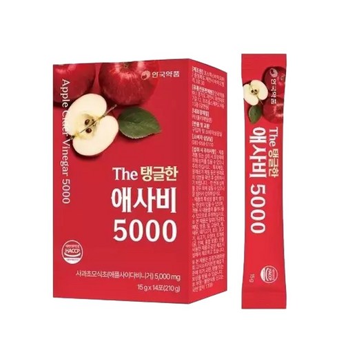 안국약품 The 탱글한 애사비 5000 14포X1박스 (2주분)
