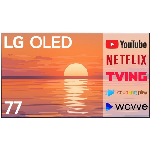 LG전자 4K UHD OLED TV, 77인치, OLED77G4, 스탠드형, 방문설치