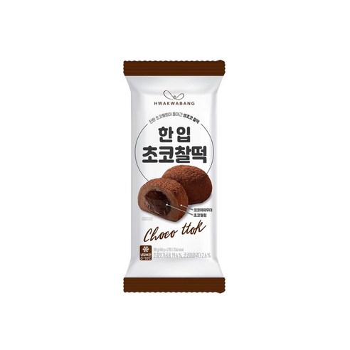 화과방 한입 초코찰떡, 6개, 80g