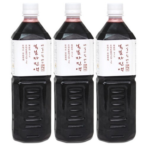 복분자 진액 원액 즙 1L [고창동막골농장], 1L, 3개