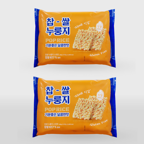 찹쌀 누룽지 스위트 팝 라이스 과자