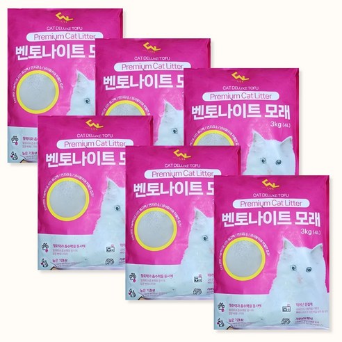 씨엔앨라이프 응고형 벤토나이트 고양이 모래