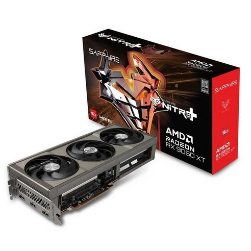 SAPPHIRE NITRO+ Radeon RX 9060 XT GAMING OC 16GB 그래픽 보드 11350-01-20G VD9220