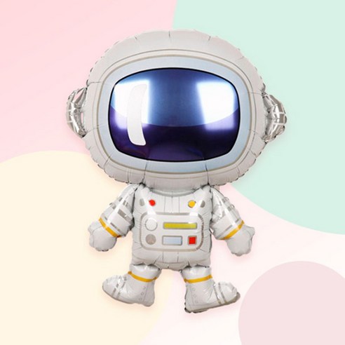 [예쁨주의지호] S_우주풍선 모음 /대형 입체 우주풍선 /UFO풍선/로켓풍선/지구풍선/우주풍선, S_대형 우주풍선_우주인
