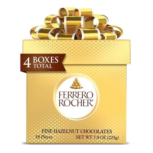 페레로로쉐 초콜릿 홀리데이 박스 18개입 4팩 156211, 225g