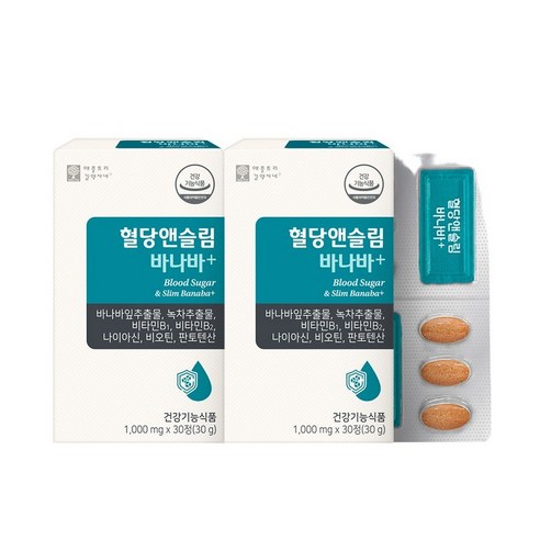 애플트리김약사네 혈당앤슬림 바나바+ 30g