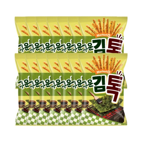오리온 마켓오 구운김톡, 14개, 80g