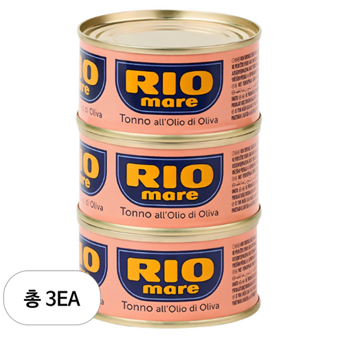리오마레 올리브 오일 참치, 80g, 3개