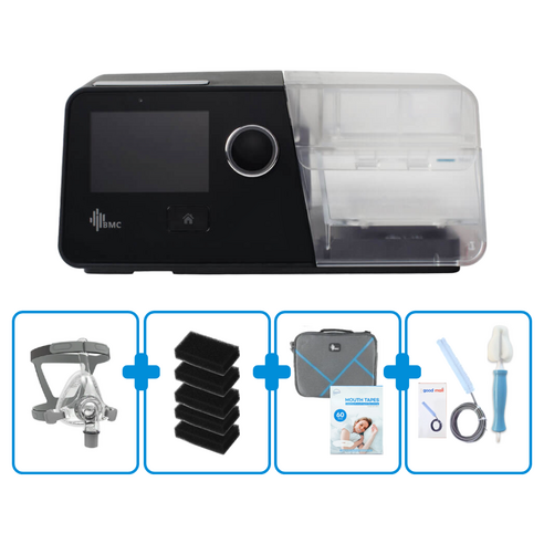 BMC G3 자동 양압기 Auto CPAP (마스크포함) 코골이방지 수면무호흡증 2년 보증 무상A/S, 1개