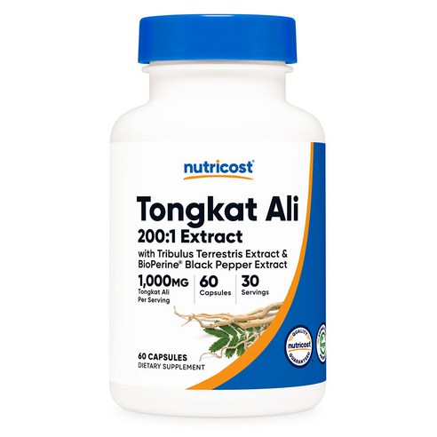 뉴트리코스트 통캇 알리 500mg 60캡슐 1병, 1개, 60정