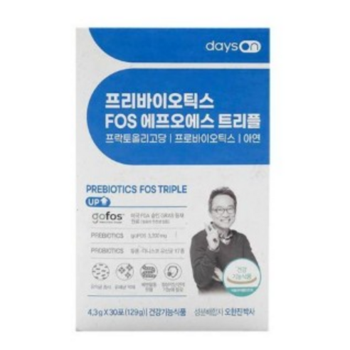 데이즈온 오한진 프리바이오틱스 FOS 에프오에스 트리플 3달분