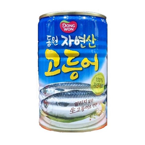 동원 자연산 고등어 캔, 400g, 12개