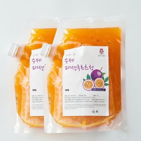 동화속 프리미엄 자일로스 홈카페 수제 레몬청, 1kg, 1개, 2개입