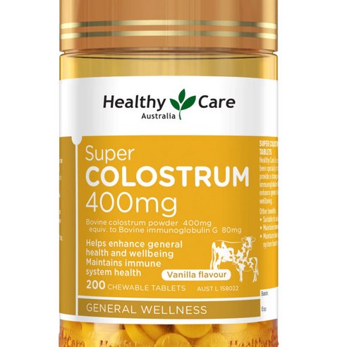 헬씨케어 슈퍼 초유 츄어블 400mg 200정