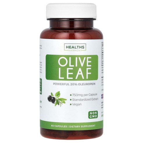 Healths Harmony 올리브잎 추출물 750mg x 60캡슐
