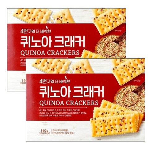 4번구워 더 바삭한 퀴노아 크래커