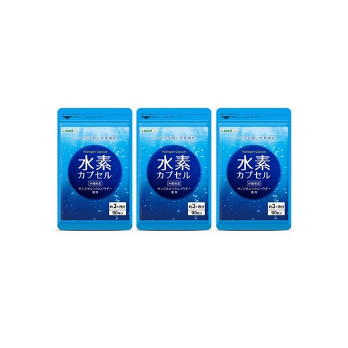 수소캡슐 먹는수소 90정 x 3팩 소성 산호칼슘 시드컴즈 에프류큐