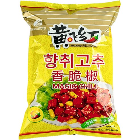 복원 황비홍 향취고추 마라 부각 고추튀김 1BOX, 452g, 24개