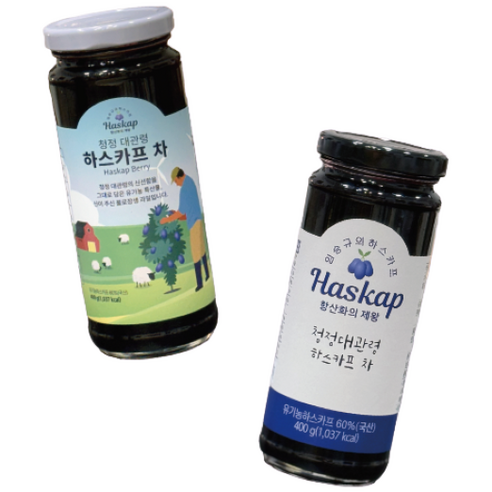 유기농 슈퍼푸드 하스카프 베리 원액 국내산 400ml