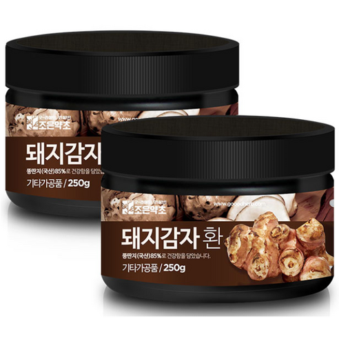 굿허브 프리미엄 돼지감자환, 2개, 250g