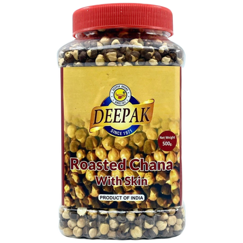 Deepak Roasted Chana with Skin | Indian Snack | High Protein | 병아리콩 간식 인도산