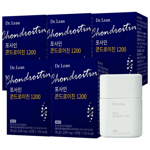 닥터린 포사인 콘드로이친 1200 36g, 5개, 30정