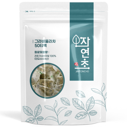 자연초 그라비올라 삼각티백, 1g, 50개입, 1개