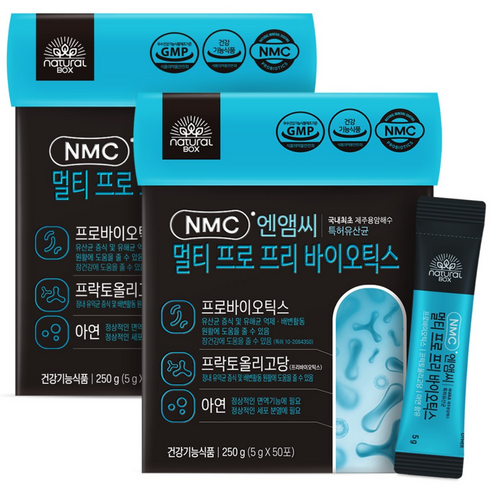 내추럴박스 엔앰씨 멀티 프로 프리 바이오틱스 50p