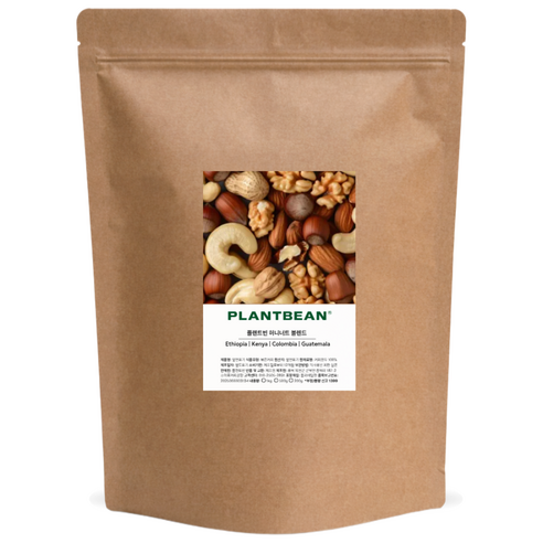 [산미있는] 허니너트 블렌드 원두커피 1kg 중약배전 너티 초코 달달, 1kg, 1개, 에스프레소(고움)