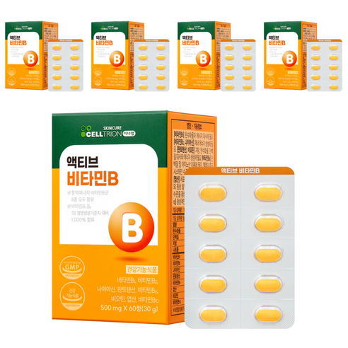 이너랩 액티브 비타민B, 60정, 5개