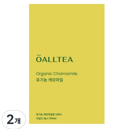 뉴올티 유기농 허브티 캐모마일, 1.5g, 10개입, 2개