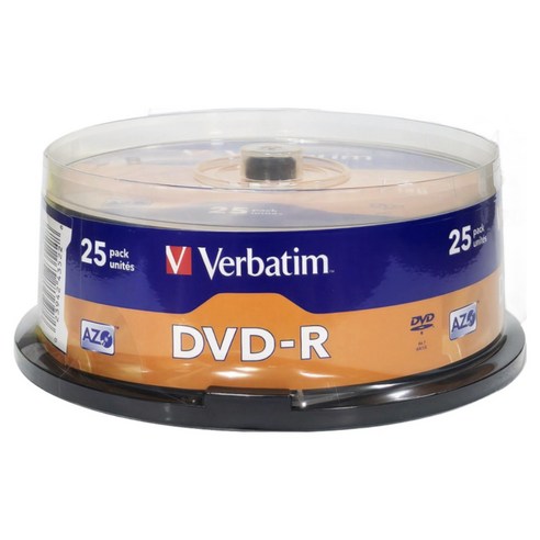 버바팀 DVD-R 25P CAKE 4.7GB 16배속 25장 공디스크
