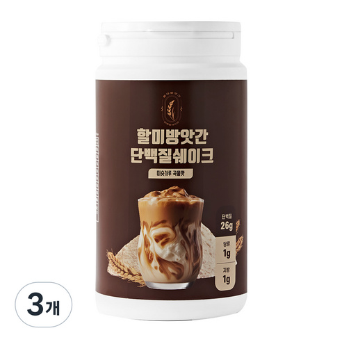 할미방앗간 단백질 쉐이크 식물성 곡물 식사대용 단백질 쉐이크