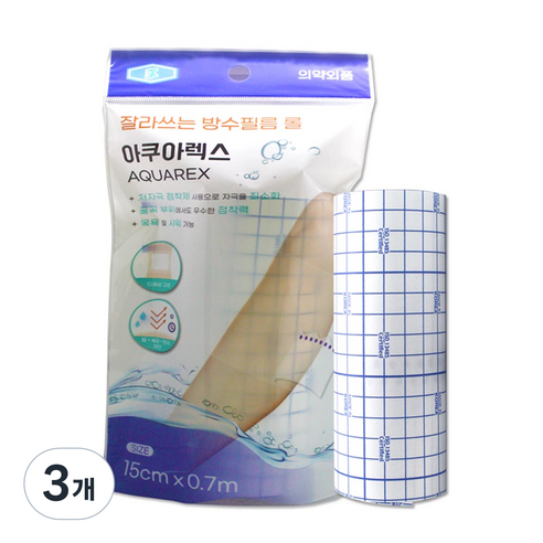 DZ잘라쓰는 방수필름 롤 아쿠아렉스, 3개
